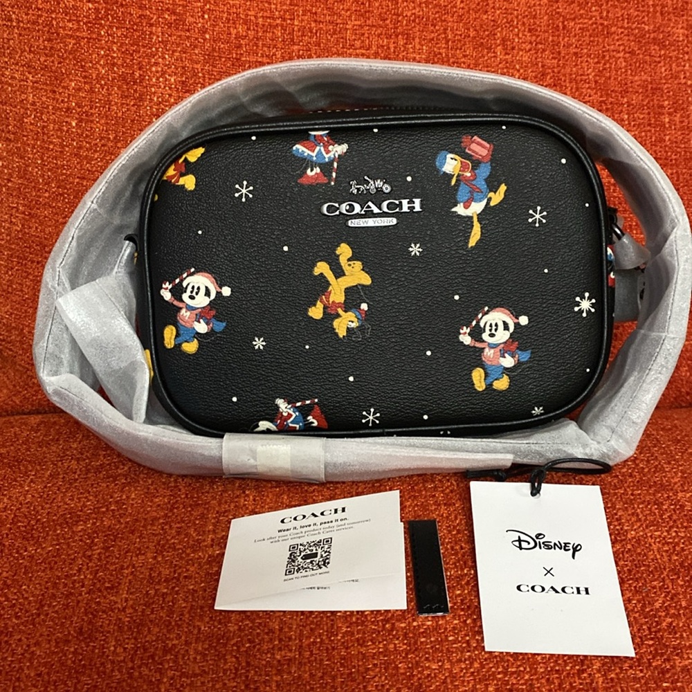 NWT Disney X Coach Mini Jamie Camera Bag
